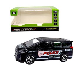 МАШИНА АВТОПРОМ, 1:32 TOYOTA ALPHARD (ЧОРНА)