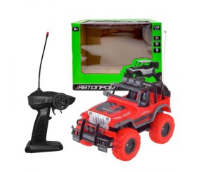 Машина на радіокеруванні "АВТОПРОМ. ДЖИП" (ЧЕРВОНИЙ)