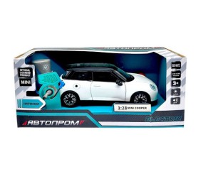 МАШИНА АВТОПРОМ (металева) 1:36 MINI COOPER (БІЛИЙ)