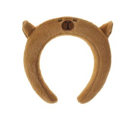 Обруч плюшевий "Капібара" (коричневий)
