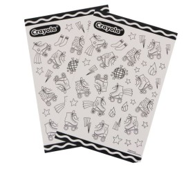 Розмальовки-наліпки Crayola “Ролер-Диско” з олівцями