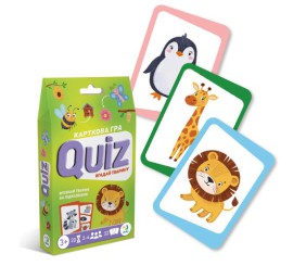 Карткова гра «Вікторина: Вгадай тварину!»