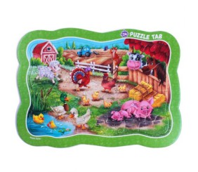 Гра розвиваюча (пазли-вкладиші) "Ферма"