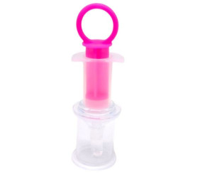 Шприц-дозатор з мірним стаканчиком (РОЖЕВИЙ)