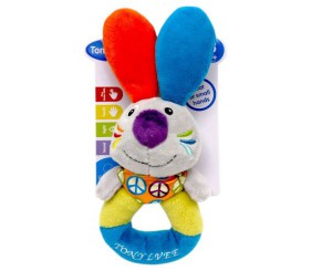 М`яка іграшка-брязкальце "TONY LVEE" (ЗАЙЧИК)
