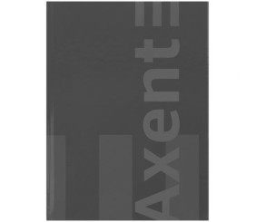 Книга записна А4-, 203*273 мм,96 арк., кл. One color, сіра