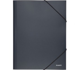 Папка на гумках, А4, сіра