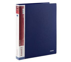 Папка на 4-х кільцях, 35 мм, синя