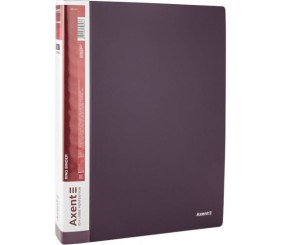 Папка на 2-х кільцях, 25 мм, сливова