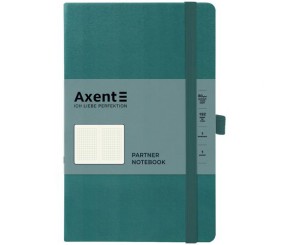 Книга записна Partner, 125*195, 96арк, кліт, лазурна