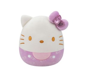 М'яка іграшка Squishmallows – Хелоу Кітті в пурпуровому (20 cm)
