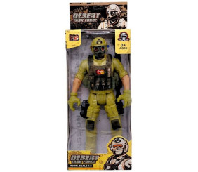 Ігрова фігурка "Солдат. DESERT TASK FORCE", 31 см, ХАКІ (ВИД 1)