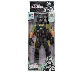 Ігрова фігурка "Солдат. JUNGLE WAR", 31 см, ЗЕЛЕНИЙ (ВИД 1)