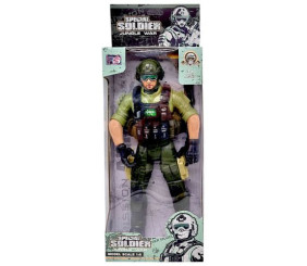 Ігрова фігурка "Солдат. JUNGLE WAR", 31 см, ЗЕЛЕНИЙ (ВИД 2)