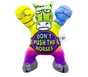 Іграшка м’яконабивна Кінь на липучках 22см(DON`T PUSH THE HORSES ЗЕЛЕНИЙ)