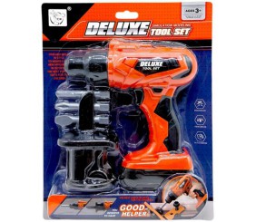 Шуруповерт з набором, на блістері р.28x22x5,5 см