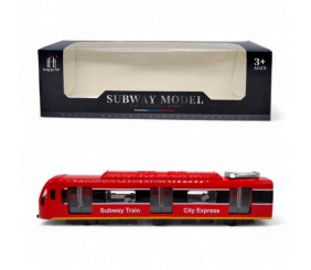 ПОТЯГ МЕТРО "SUBWAY MODEL" (ЧЕРВОНИЙ)