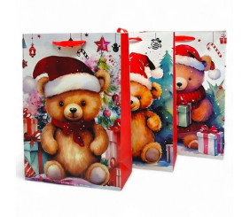 Пакет паперовий JUMBO XMAS4 33x12,7x47,7 210gsm , асорті