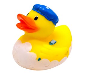 ІГРАШКА ДЛЯ ВАННИ, ГУМОВА "КАЧЕНЯ" (КАПЕЛЮХ ДЛЯ ДУШУ)