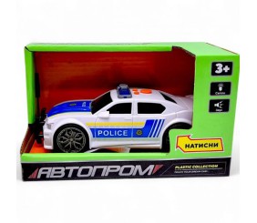 Машина АВТОПРОМ (світло, звук) коробка 18*10,5*8,5 см