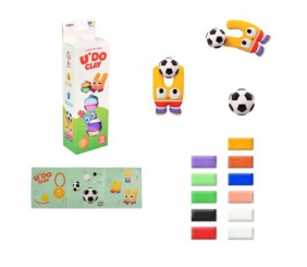 Набір для творчості UDO Clay 11 шт, брикет 10 г (СПОРТ)