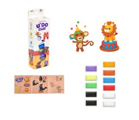 Набір для творчості UDO Clay 11 шт, брикет 10 г (ЦИРК)