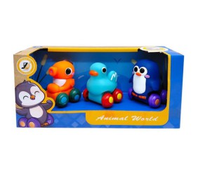 НАБІР ТВАРИНОК НА КОЛЕСИКАХ (ВИД 2)