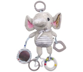 БРЯЗКАЛЬЦЕ-ПІДВІСКА МʼЯКЕ (СІРИЙ СЛОНИК)