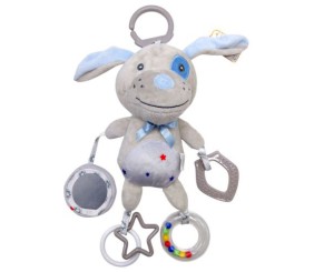 БРЯЗКАЛЬЦЕ-ПІДВІСКА МʼЯКЕ (СІРИЙ ПЕСИК)