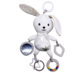 БРЯЗКАЛЬЦЕ-ПІДВІСКА МʼЯКЕ (БІЛЕ ЗАЙЧЕНЯ)