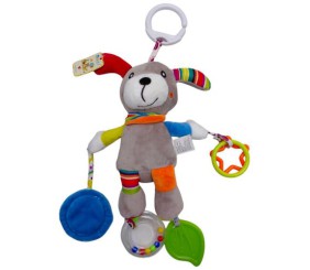 БРЯЗКАЛЬЦЕ МʼЯКЕ "КУМЕДНІ ТВАРИНКИ" (СОБАЧКА)