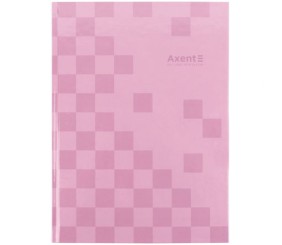 Книга записна А4-, 203*273 мм,96арк., кліт., Mosaic, рожева
