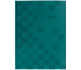 Книга записна А4-, 203*273 мм,96арк., кліт., Mosaic, зелена