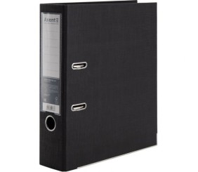 Папка-реєстратор двост, Prestige+ 7,5cм, зіб,чорна