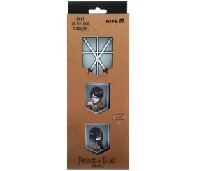 Набір бейджів на липучці, 3 шт., 3012 AT