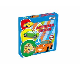 Розвиваюча гра-пазли "Дорожні знаки" (укр)