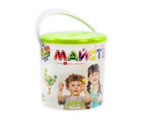 Конструктор "Майстер", в відрі, 66 деталей