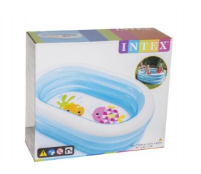 Надувний басейн "Овальний" 163 х 107 х 46 см