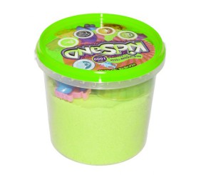 Кінетичний пісок "KidSand", салатовий, 1000 г