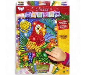 Набір для творчості "Блискуча мозаїка" Папуга