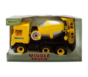 Бетономішалка "Middle truck" (жовта)
