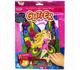 Розфарбування глітером за номерами "Фея"