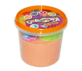 Кінетичний пісок "KidSand", помаранчевий, 1000 г