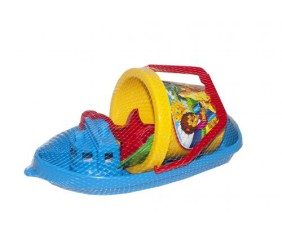 Пісочний набір "Кораблик-3 ТехноК" (синій)