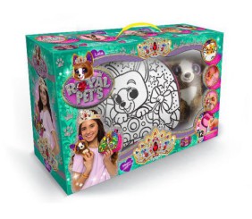 Набір "ROYAL PET'S", сумочка-розмальовка + іграшка "Собачка"