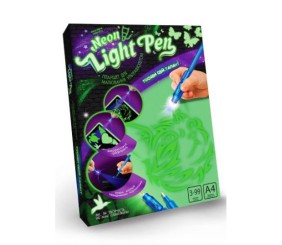 Набір креативної творчості "Neon Light Pen" Кішка (укр)