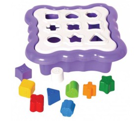Іграшка-сортер "Розумні фігурки" (фіолетовий)