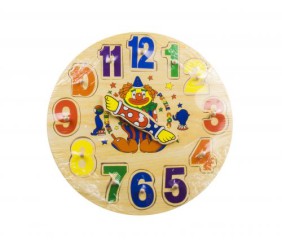 Дерев'яна іграшка "Годинник"