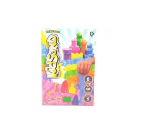 Кінетичний пісок "KidSand" з формочками, 600 г (укр)