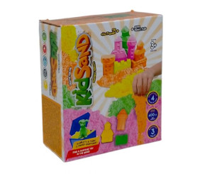 Кінетичний пісок "KidSand" з формочками, 400 г (укр)